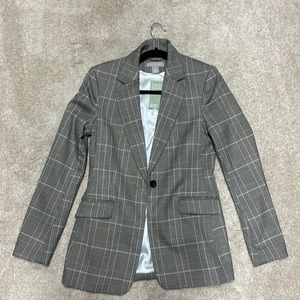 H&M womens plaid blazer, never been worn (with tags)